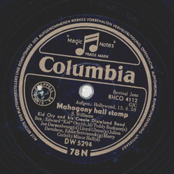 Kid Ory and his Creole Dixieland Band - At a Georgia camp meeting / Mahogany hall stomp