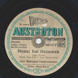 Leila Negra - Nanni hat Heimweh / Banjo Benny