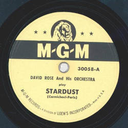 David Rose - Stardust / Sentimental Jorney