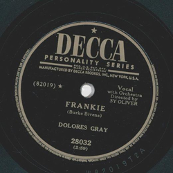 Dolores Gray - Frankie / Beware 