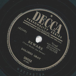 Dolores Gray - Frankie / Beware 