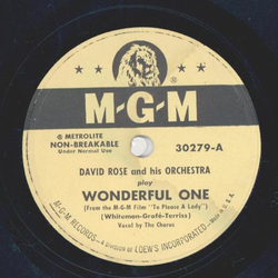 David Rose - Wonderful One / The Tina-Lina