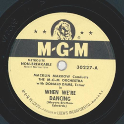 Macklin Marrow - When were Dancing / La Vie en Rose