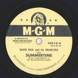 David Rose - Summertime / Love is here to stay