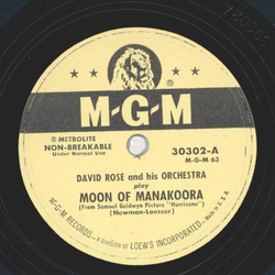 David Rose - Moon of Manakoora / Deep Purple