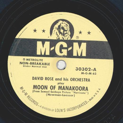 David Rose - Moon of Manakoora / Deep Purple