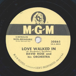 David Rose - Fascinating Rhythm / Love walked in