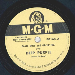 David Rose - Deep purple / Rhapsody in Blue