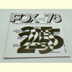 Fox auf 78: Ein Magazin rund um die gute alte Tanzmusik - Ausgabe 25, Winter 2009