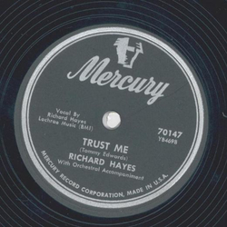 Richard Hayes - Trust me / Just another Polka