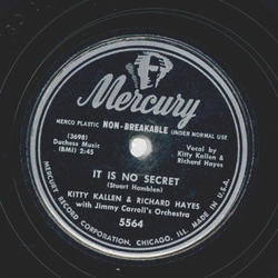 Richard Hayes - Get Out those old Records / It is no Secret