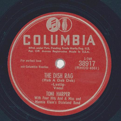 Toni Harper - The Dish Rag / Get up