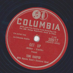 Toni Harper - The Dish Rag / Get up