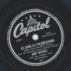 Andy Russell - As long as Im dreaming / Je vous aime 