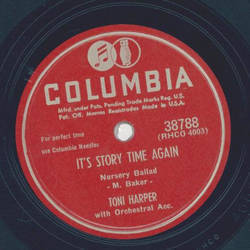 Toni Harper - Its Story time again / Rock-A-Bye Baby