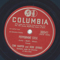 Toni Harper - Peppermint Stick / Youre too tall, Im too small