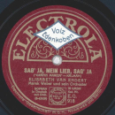Elisabeth van Endert - Einmal möcht ich wieder tanzen / Sag ja, mein Lieb, sag ja