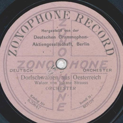 Orchester - La Paloma / Dorfschwalben aus sterreich