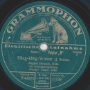 August Batzem - Kling-kling-Walzer / Drum rat ich dir, zieh an den Rhein