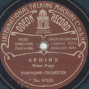 Symphonie-Orchester / Odeon-Symphonie-Orchester - Sphinx...