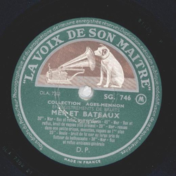 Collection Ages-Memnon - Mer et Bateaux / Mer et Bateaux (Gerusche-Platte, Noises)