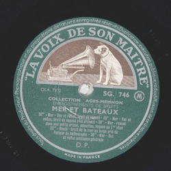 Collection Ages-Memnon - Mer et Bateaux / Mer et Bateaux (Gerusche-Platte, Noises)