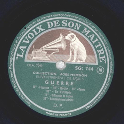 Collection Ages-Memnon - Guerre / Guerre (Gerusche-Platte, Noises)