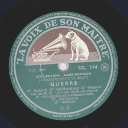 Collection Ages-Memnon - Guerre / Guerre (Gerusche-Platte, Noises)