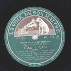 Collection Ages-Memnon - Sur Leau / Sur Leau  (Gerusche-Platte, Noises)