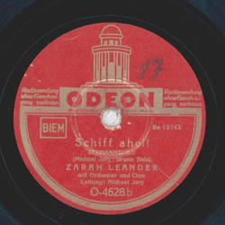 Zarah Leander - Reite, kleiner Reiter! / Schiff ahoi!