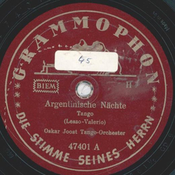 Oskar Joost - Campanas / Argentinische Nchte