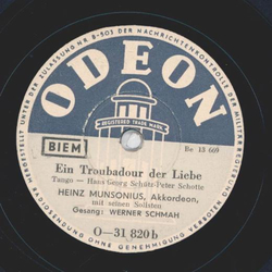 Werner Schmah - Wenn die Kirschen blhn in unserem Garten / Ein Troubadour der Liebe 