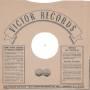 Original Victor/RCA  Cover für 25er Schellackplatten A15 B