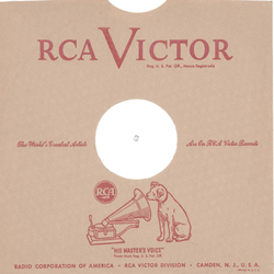 Original Victor/RCA  Cover fr 25er Schellackplatten A24 C