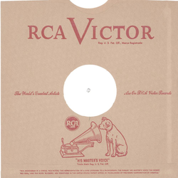 Original Victor/RCA  Cover fr 25er Schellackplatten A24 C