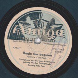 Peter Rebhuhn / Rita Paul - I Know Why / Begin the Beguine