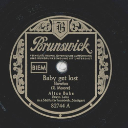 Alice Babs - Baby get lost / Opus in Scat