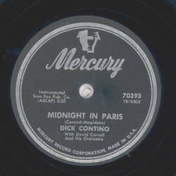 Dick Contino - Bella, Bella, Bella / Midnight in Paris