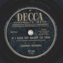 Connee Boswell - If I give my heart to you / T-e-n-n-e-s-s-e-e