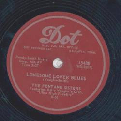 The Fontane Sisters - Lonesome Lover Blues / Voices