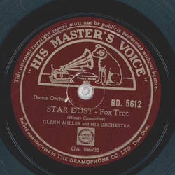 Glenn Miller - Star Dust / Imagination