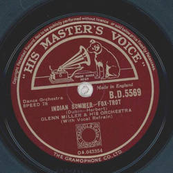 Glenn Miller - Indian Summer / Careless