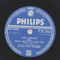 Judy Garland - The Man that got away / Heres what Im here for