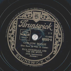 The Ink Spots, Ella Fitzgerald - Cow-Cow Boogie / Dont believe everything you dream 