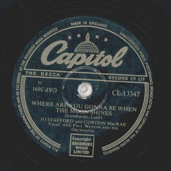 Jo Stafford and Gordan MacRae - Where are you gonna be...