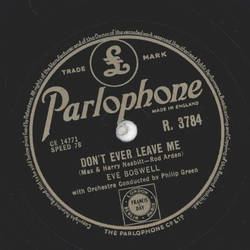 Eve Boswell - A Million Stars / Dont ever leave me