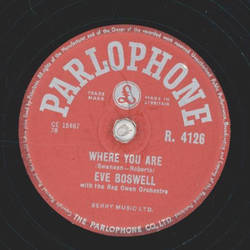 Eve Boswell - Young and Foolish / Where you are