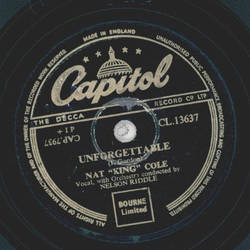 Nat King Cole - Because of Rain / Unforgettable