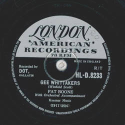 Pat Boone - Gee Whittakers / Take the Time