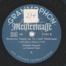 Wilhelm Kempff - Beethoven: Sonate c-moll op. 13 1. Satz Teil I und II